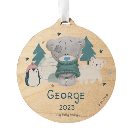 Personalised Winter Explorer Me to You Wooden Decoration £10.99